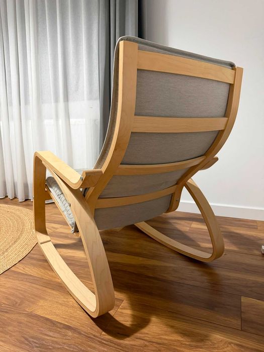 Balansoar / fotoliu IKEA Poang furnir