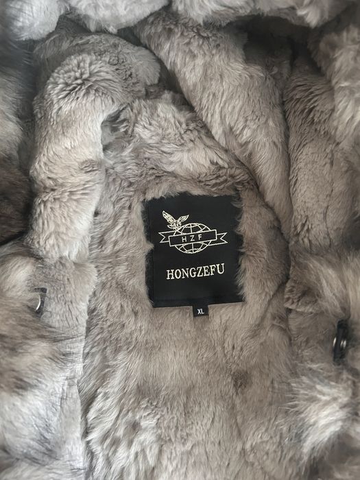 Парка из натурального меха