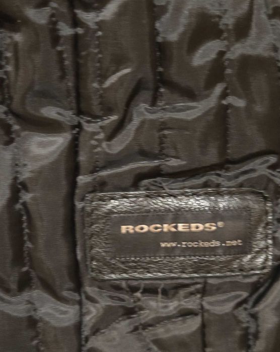 Дамско  , кожено  , черно яке ROCKETS , естествена кожа.