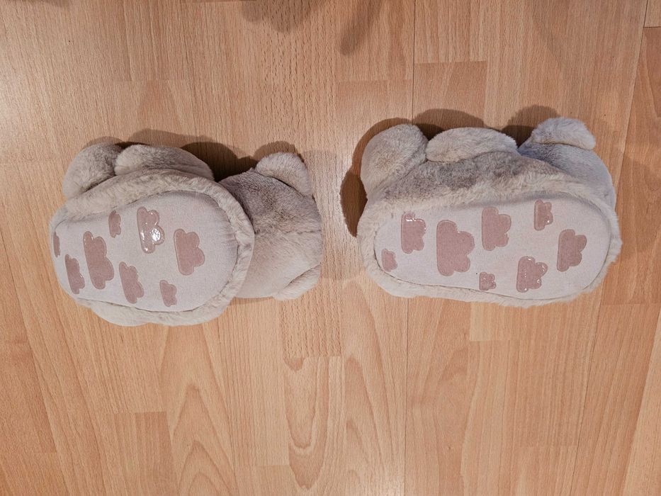 ZARA Papuci de casa NOI, in forma de ursulet plus, 26-17 EU