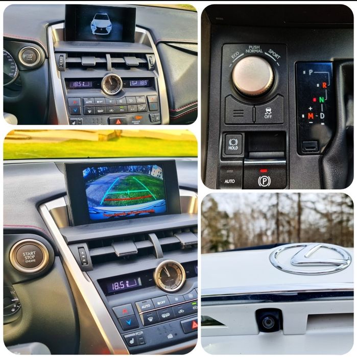 Lexus NX200T F-Sport,Benzina 2.0/240cp!4x4,FULL,Piele rosie,alb perlat