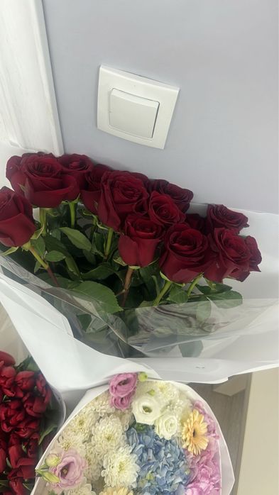 свежие букеты цветов