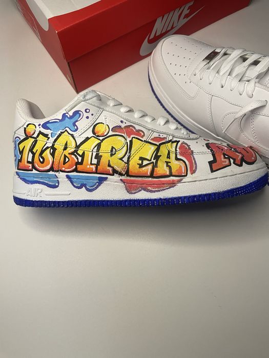 Air force 1 custom cu echipa de fotbal