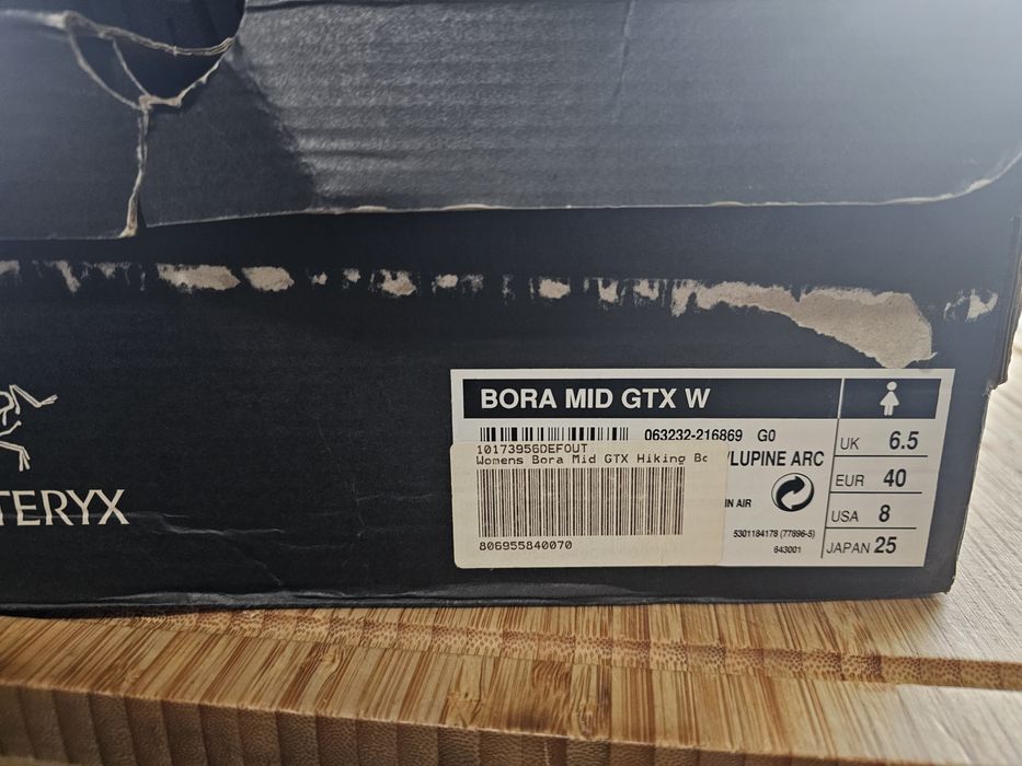 Ghete ARCTERYX BORA MID GTX W mărimea 40
