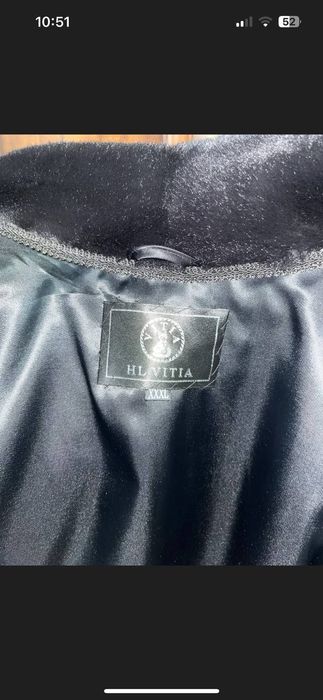 Шуба полунатуралка