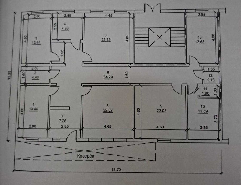 Продажа или аренда офиса на Боткина, 205кв, 2 линия. От собственника