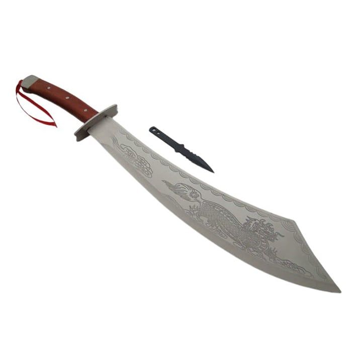 Maceta vanatoare IdeallStore®, Dragon Stance, 65 cm, teaca inclusa