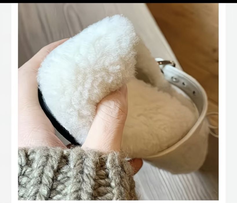 Меховые балетки, р.38-39