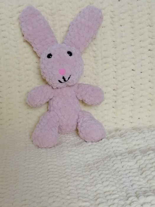 Плетени снежни човечета и зайче -играчки