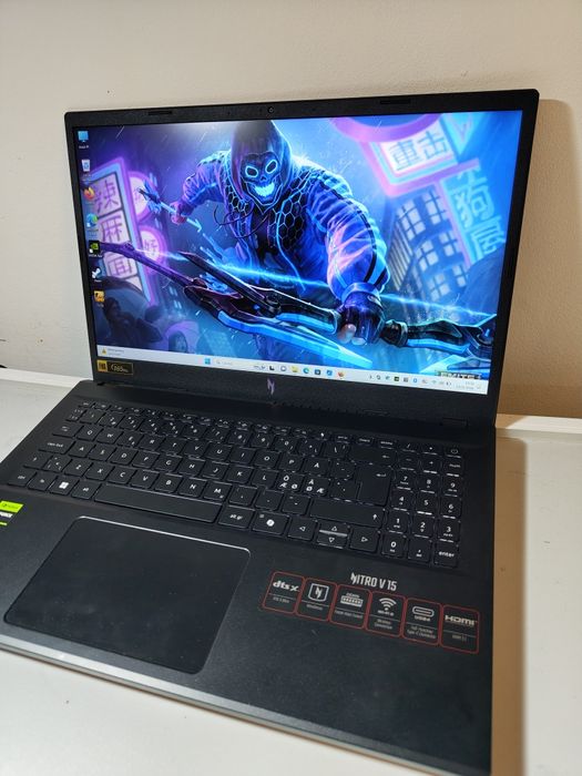 Laptop gaming Acer Nitro 15,6 165hz Ryzen 5 6600H  RTX 2050 24gb ddr5