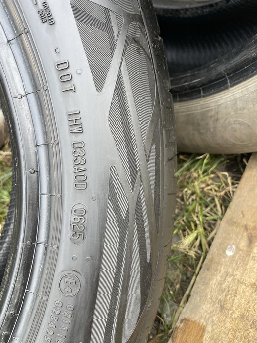 4 бр 215/55/17 Continental + Dunlop 2025г