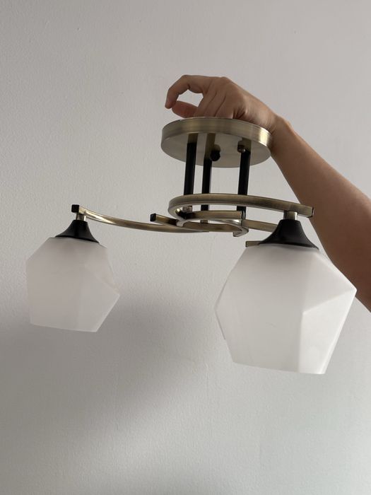 Люстра рабочая, 3 цоколя