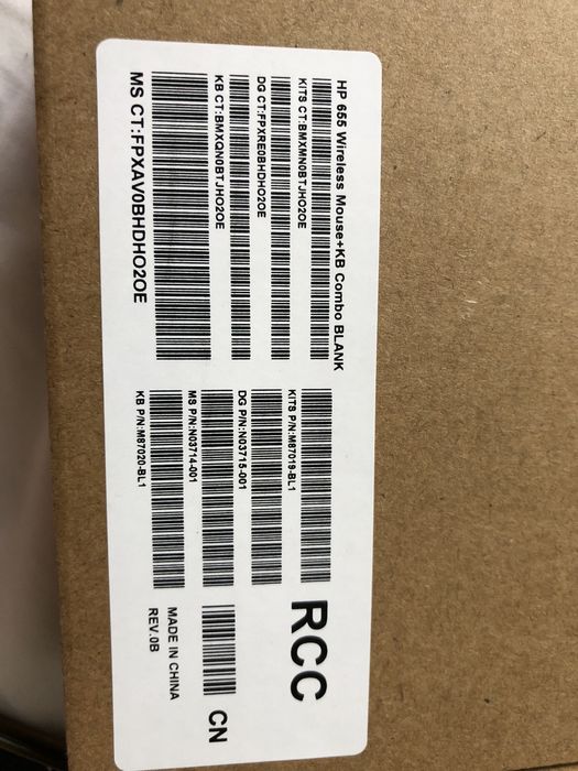 kit mouse si tastatura wireless HP 455 nou