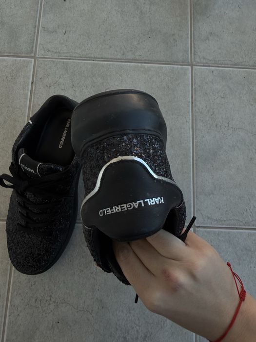 Karl lagerfeld kapri black glitter-оригинални