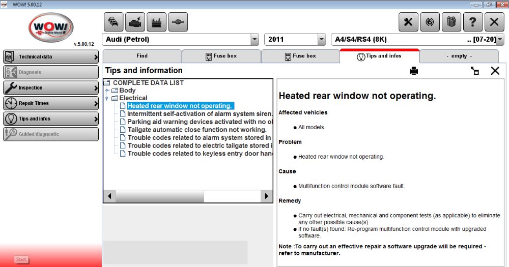 WOW! Wurth versiunea 5.00.12