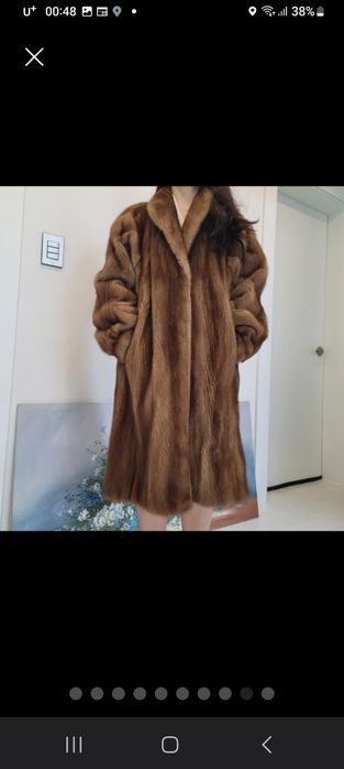 Шуба норковая,натуральнаяя,сделано в Корее