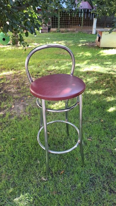 Scaun bar de inox