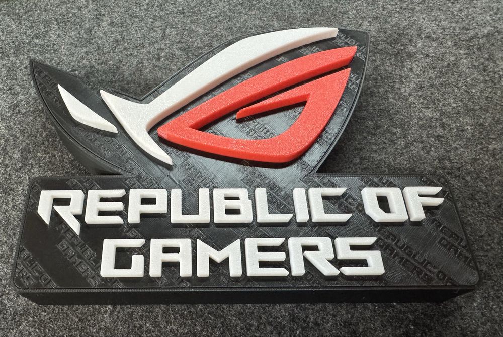 Logo Asus Rog Cu Led