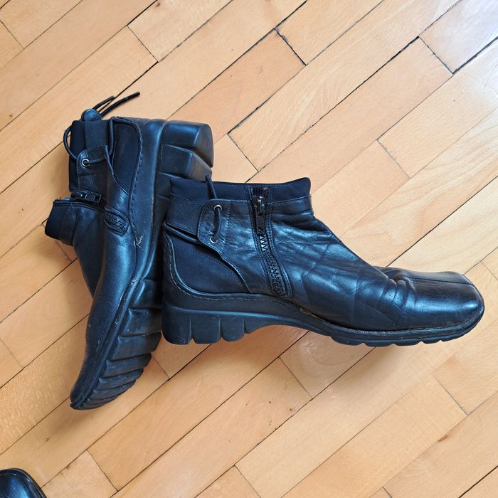 Дамски черни боти Janet & Janet