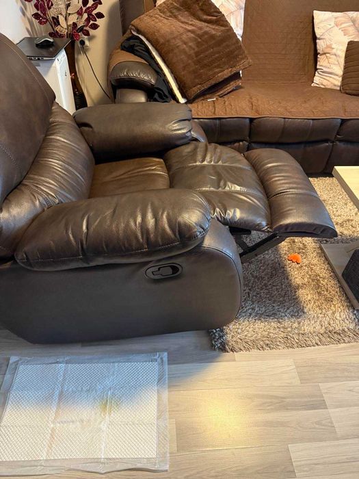 Диван + разпъващо се Кресло *Отлично състояние*