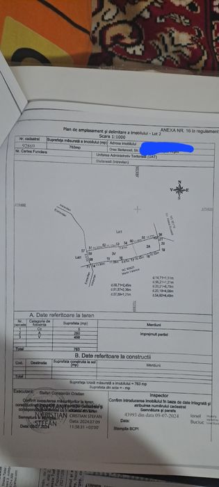 760 mp intravilan Stefanesti-Arges,7 km de Vivo Mall din Pitesti