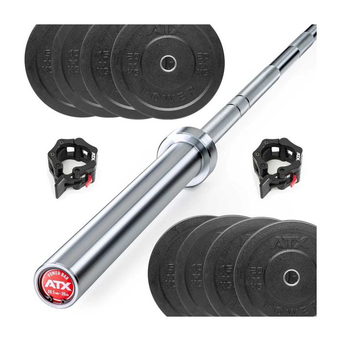 Комплект Олимпийски Лост и Дискове / Щанга 120 кг / Фитнес Оборудване