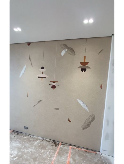 Поклейка обоев разных вид