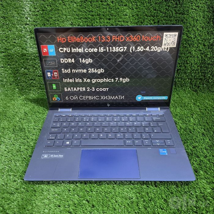 Hp x360 EliteBook сенсорный 16gb