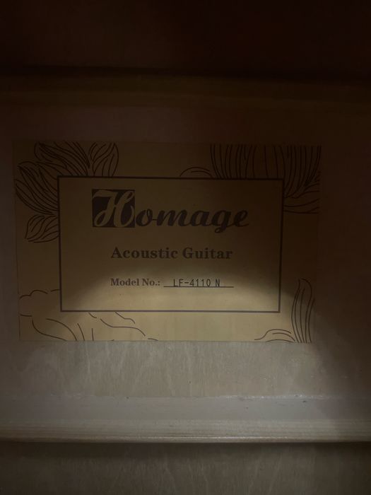 Аккустическая гитара Homage LF4110