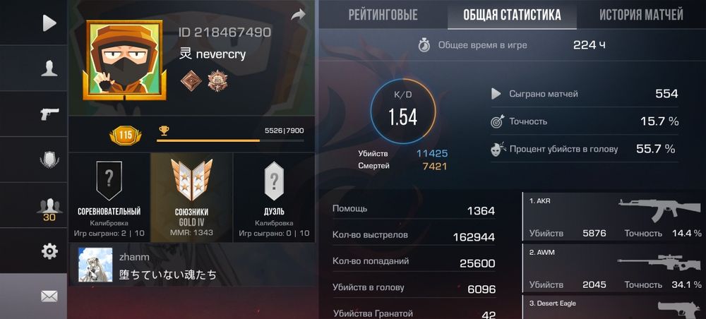 Аккаунт стандофф 2