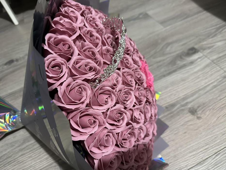 Buchet 101 trandafiri sapun