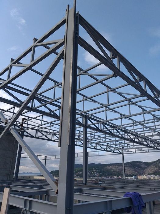 Металлоконструкции, фермы ангары