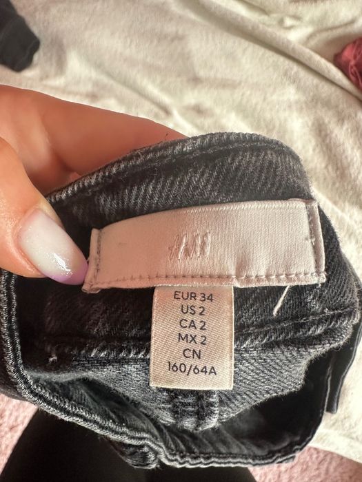 Дамски дънкови къси гащи, H&M, 34