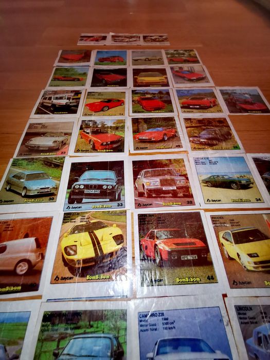Колекция от картички с коли "BomBibom"