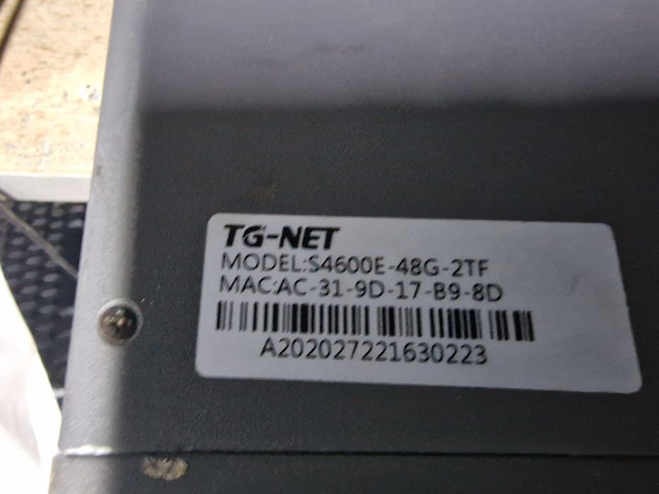 Коммутатор TG-NET S4600E-48G-2TF