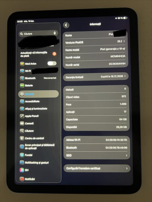 Ipad generatia 10 (2022)