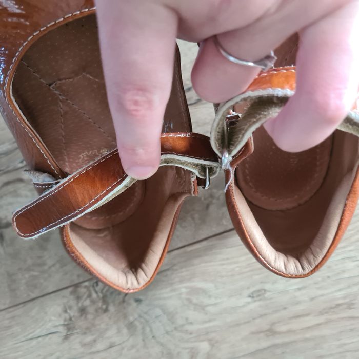 Balerini mary jane, piele, 34