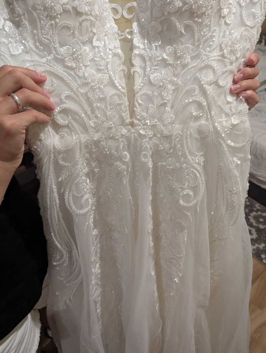 Булчинска рокля + воал купувана  от Асеновград