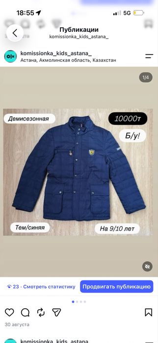 Куртка лемисезон