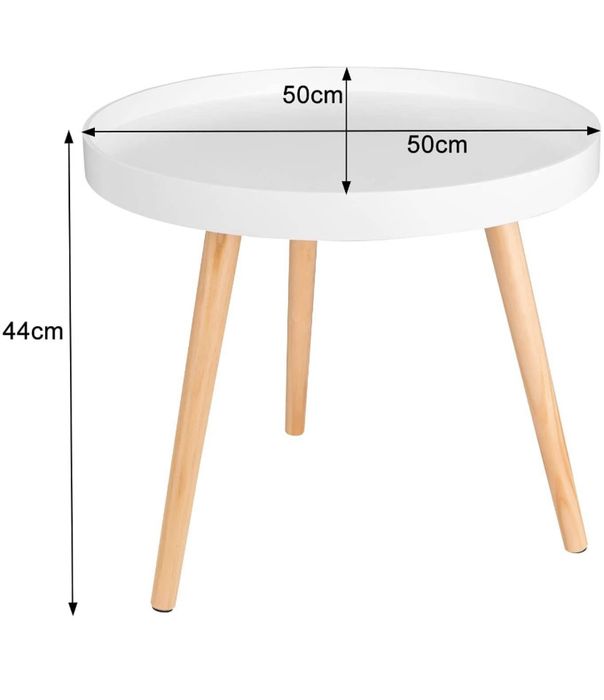 Кръгла помощна масичка