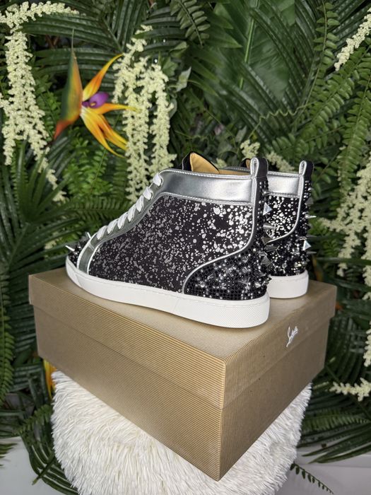 Christian Louboutin High Black Spikes