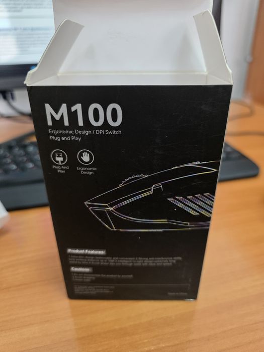Мышка М100, беспроводная
