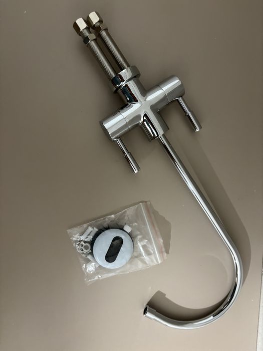 Смесител за филтрирана вода/осмозна система-двоен