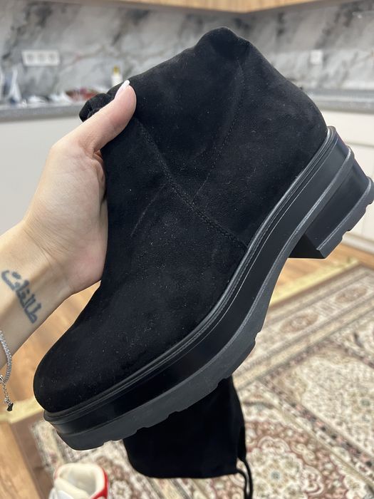 Продам новые замшевые ботфорты