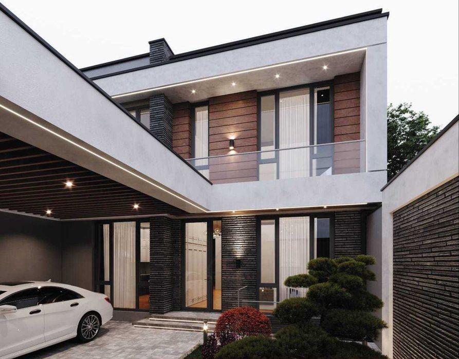 HI-TECH дом В Сергели (Ханабад) 2.5 сот. в 4 уровня 7 ком.512 кв.м