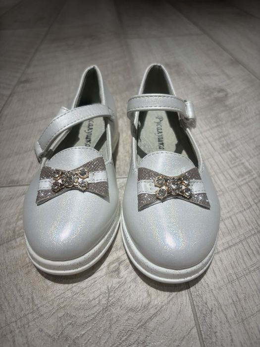 Туфельки белые 30-31