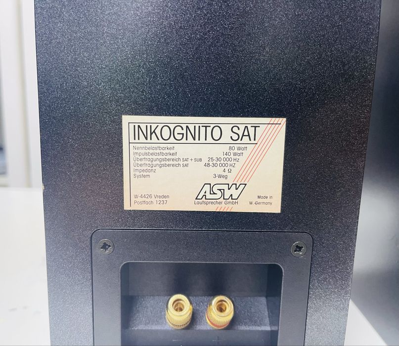 Boxe satelit ASW inkognito sat