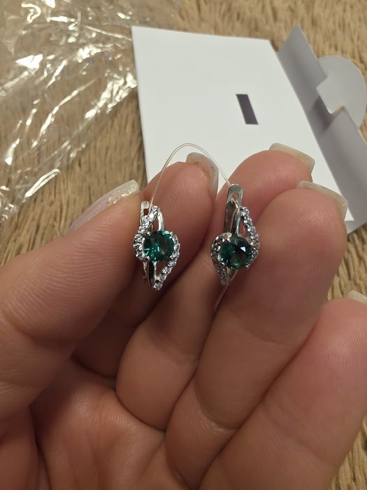 Серьги серебро 925