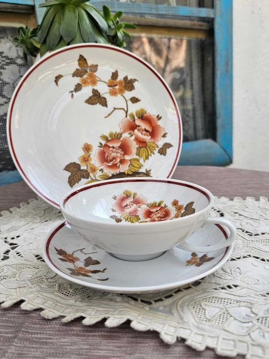 Порцеланов сервиз за чай/кафе на Johann Seltmann с азиатски мотиви