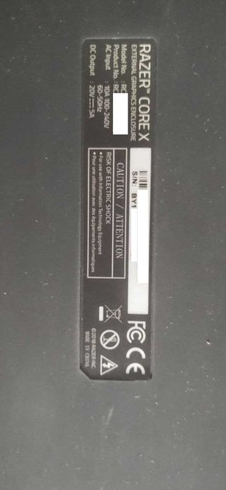 Razer Core(Вн-й кейс-видеокарта,Ориг.)+ AMD RX 5700 XT Sapphire Nitro+